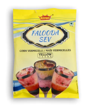KINGS Falooda Sev Corn Vermicelli Yellow 50 GM