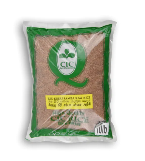 CIC Red Keeri Samba Raw Rice 10 LBS