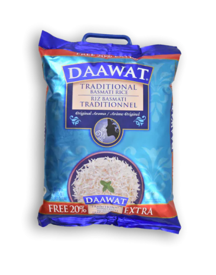 DAAWAT Traditional Basmati Rice 12 LBS