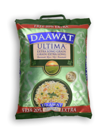 DAAWAT ULTIMA Extra Long Grain Basmati Rice 12 LBS