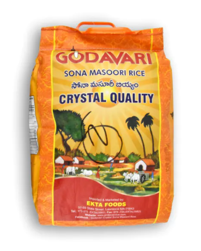 GODAVARI Sona Masoori Rice 20 LBS
