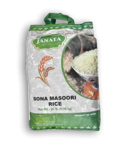 JANATA Sona Masoori Rice 20 LBS