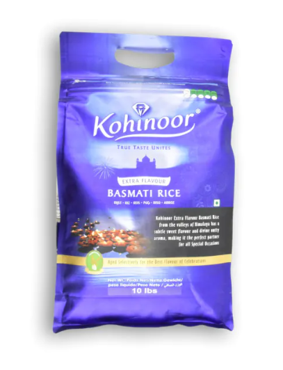 KOHINOOR Extra Flavour Basmati Rice 10 LBS