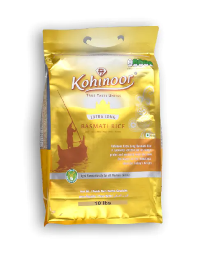 KOHINOOR Extra Long Basmati Rice 10 LBS