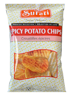 Surati Potato Spicy Chips 3.5 OZ