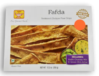 DEEP fafda Traditional Chiclpea Flour Crisps 12.3 OZ